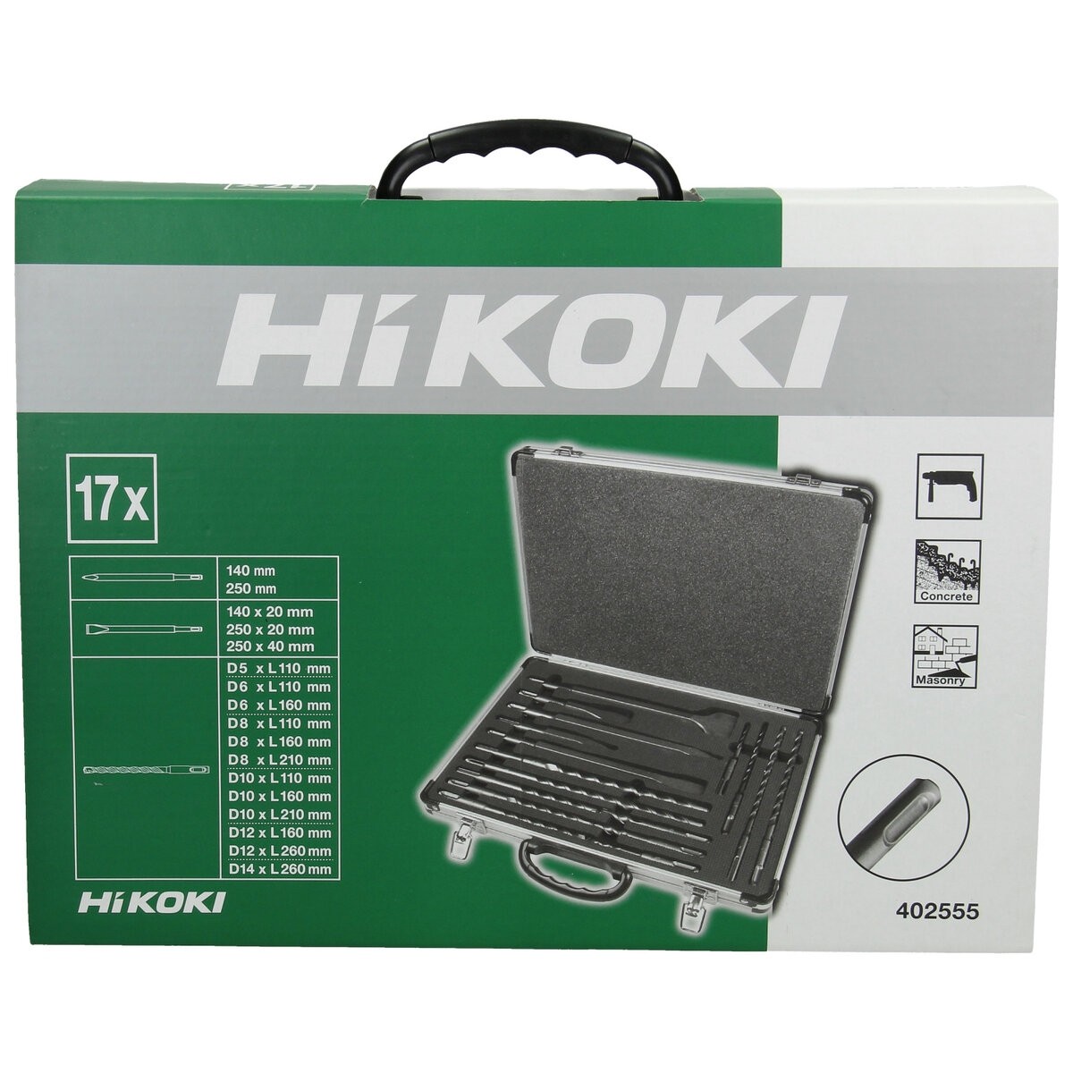 Broca para martillo SDS-Plus basic 2 cortadores 4 x 91/160 mm