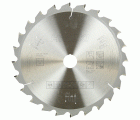 Hoja de sierra TCT madera 255x30 Z24 diente alterno / plano