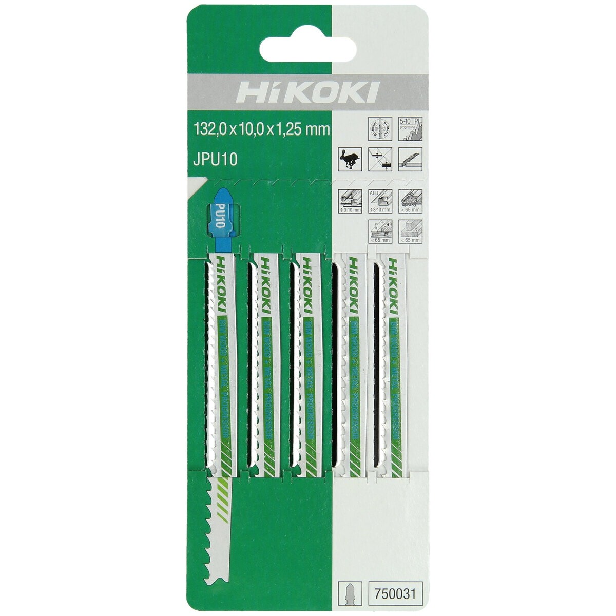 5 hojas de sierra de calar madera+metal BIM JPU10/T345XF