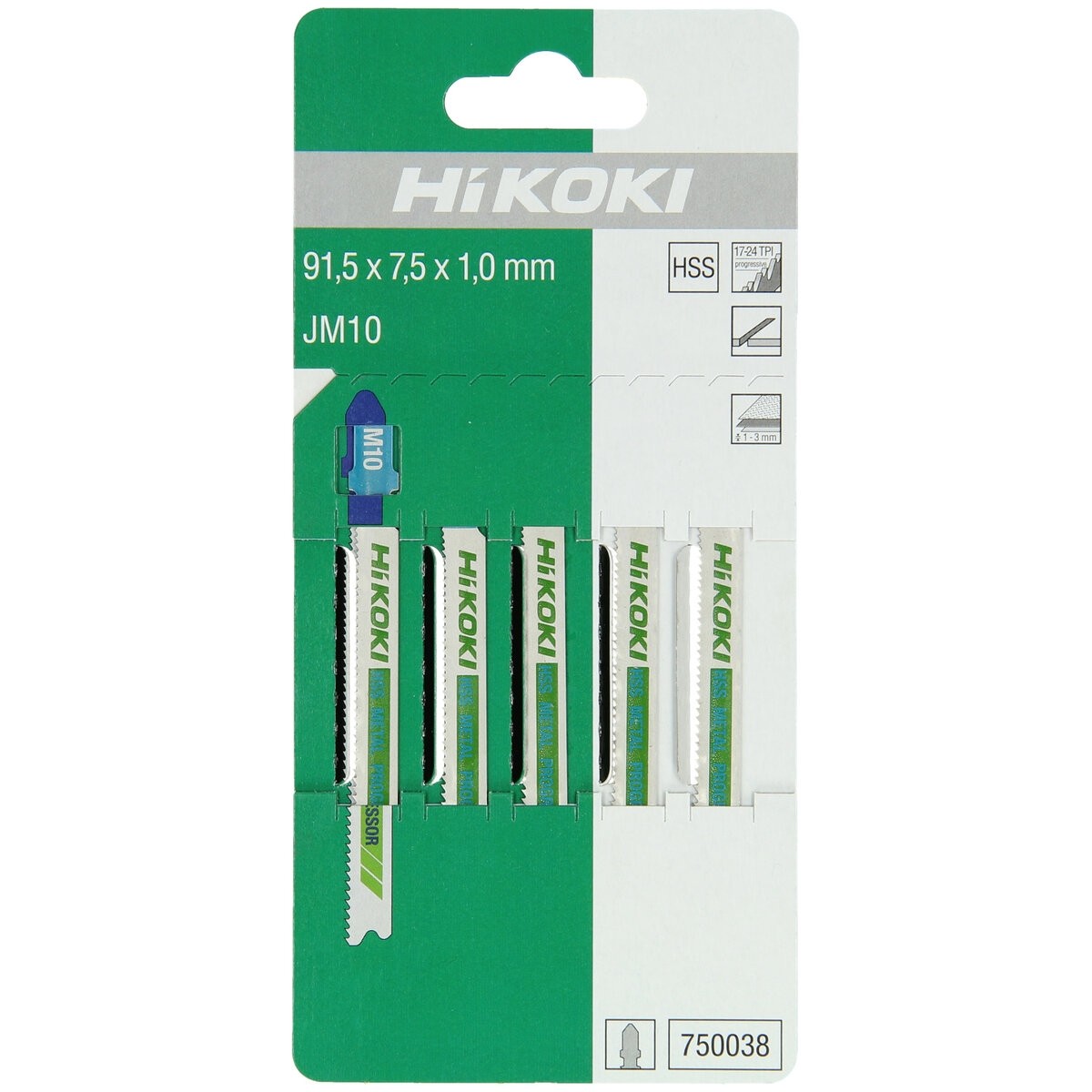 5 hojas de sierra de calar metal HSS JM10/T118A