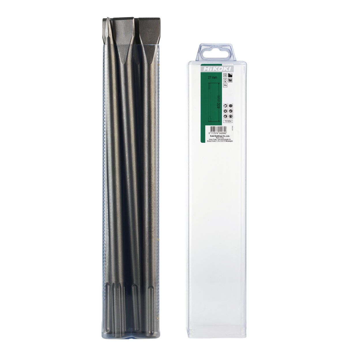 10 cinceles planos SDS-Max 25 x 400 mm