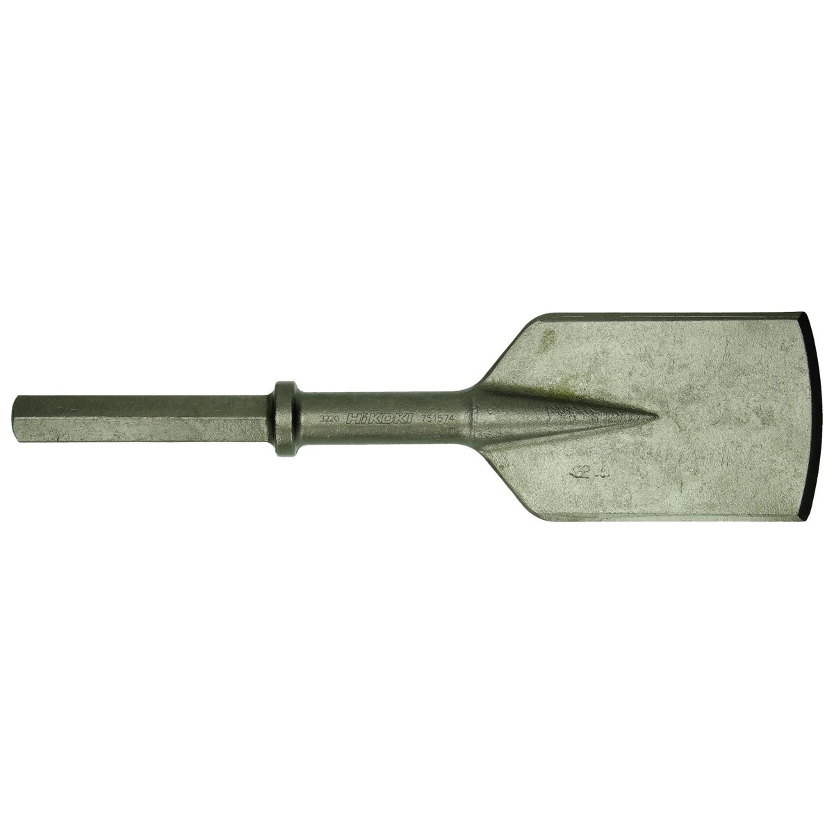 Cincel de excavadora 28 mm hexagonal 125 x 545 mm
