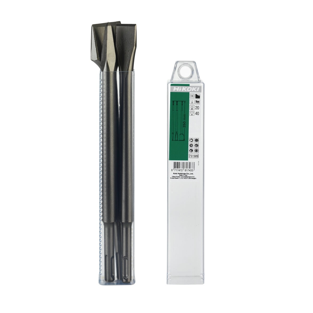 Juego de cinceles SDS-Plus 250 mm (3 piezas)