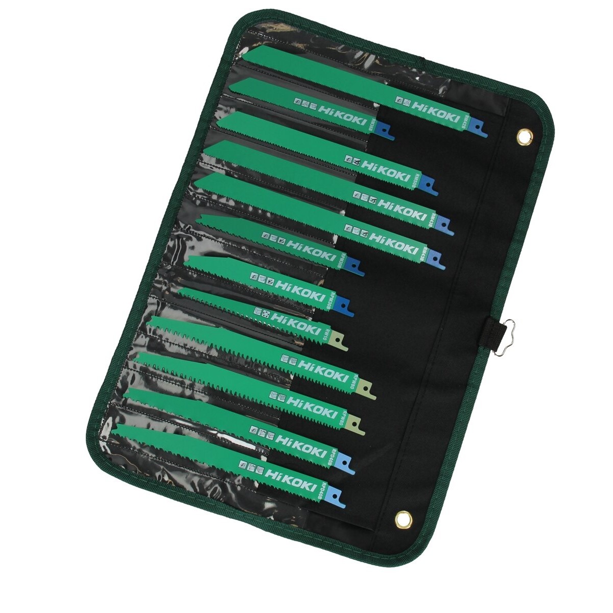 Bolsa enrollable hojas de sierra sable, juego 12 piezas