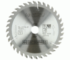 Hoja de sierra TCT madera150x20/16xZ36 dientes alternos