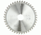 Hoja de sierra TCT laminados aluminio 165x30/20 z42 diente trapezoidal / plano