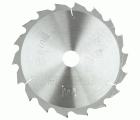 Hoja de sierra TCT madera 216x30 Z18 diente alterno