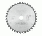 Hoja de sierra TCT madera 230x30xZ36 diente alterno