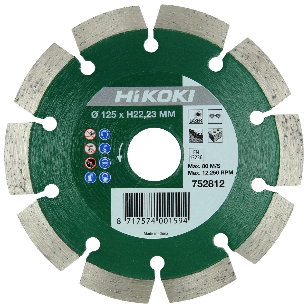 Disco diamantado 300x10,0x22,23 mm láser universal