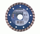 Disco de cortar de diamante 115x22,2x6 mm, Turbo plano