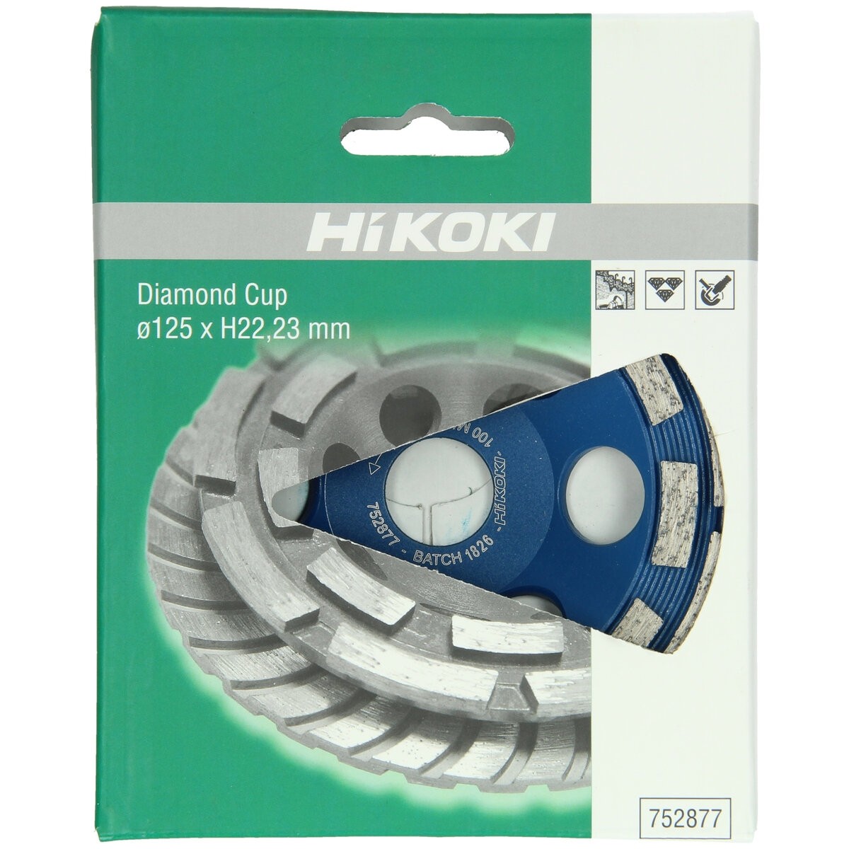 Disco abrasivo diamantado 125x22,23 mm tipo dd