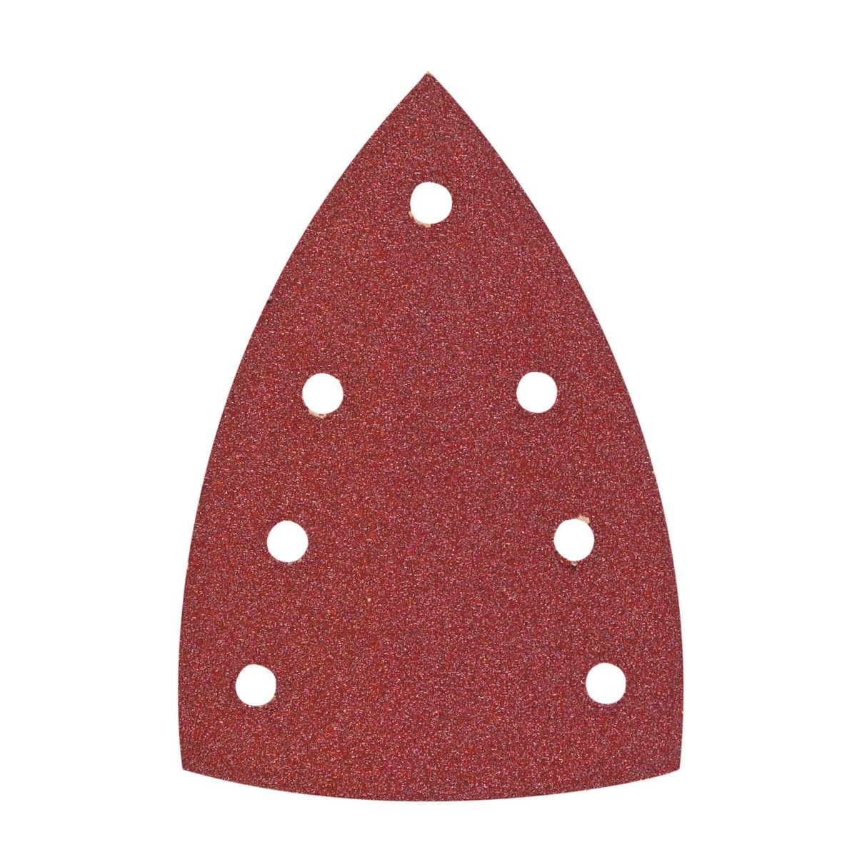 10 hojas de lijar 100x150 mm P60, enganche con tejido autoadherente, rojo
