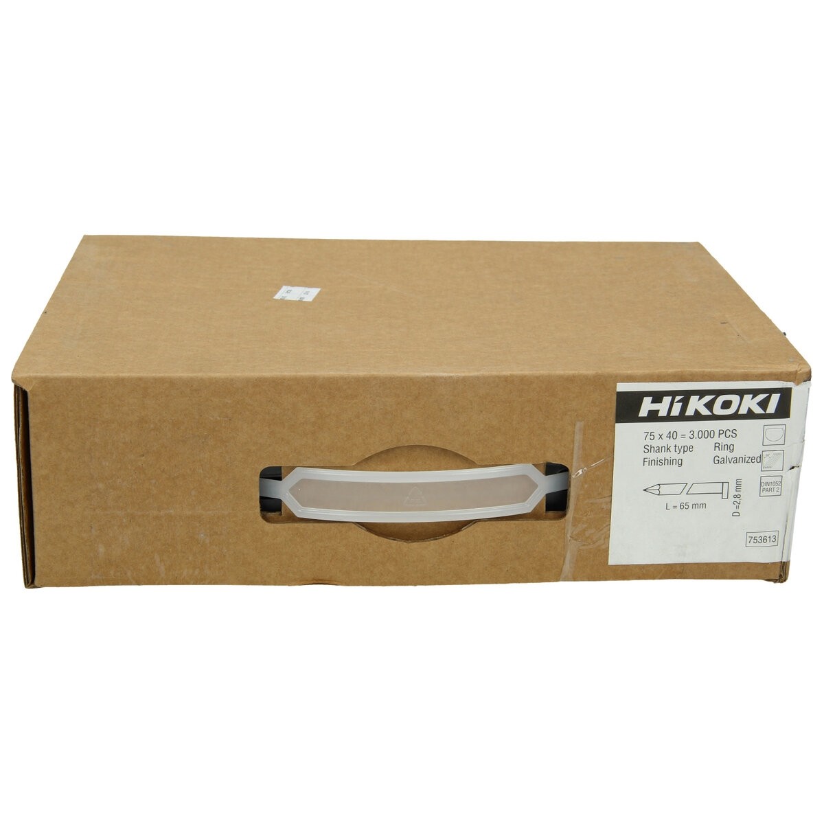 3000 clavos para estructuras 34° cabeza en D 2,8 x 65 mm, caña de anillo, MHD