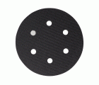 Plato soporte 150 mm, enganche con tejido autoadherente, 6 agujeros, 5/16