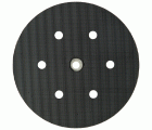 Plato soporte 150 mm, enganche con tejido autoadherente, 6 agujeros, 5/16