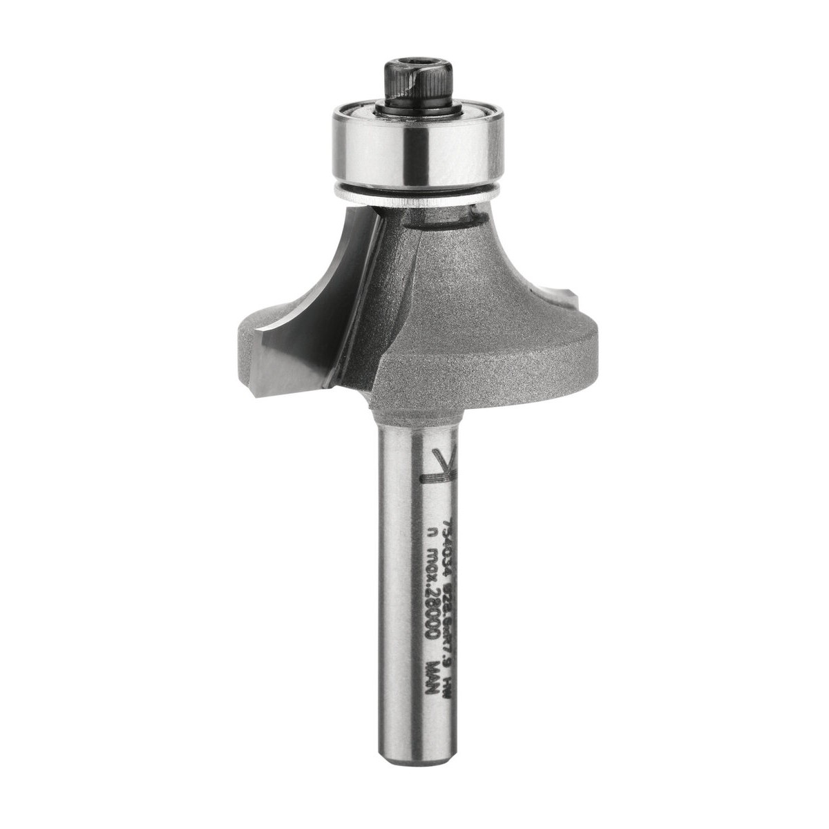 Fresa para redondear 6 mm con rodamiento de bolas 22.2x52x4.8