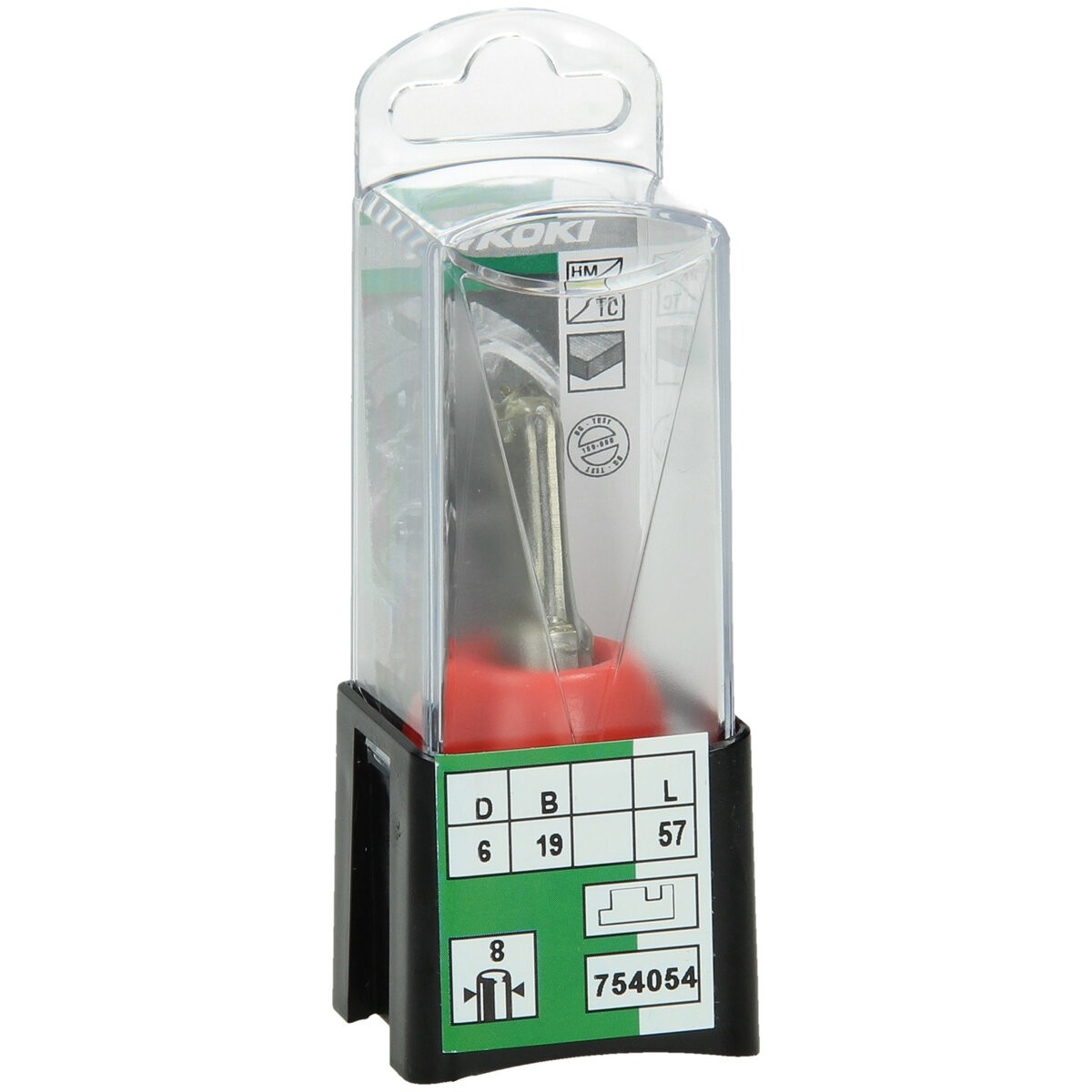 Fresa para ranurar de 8 mm 6x19/57