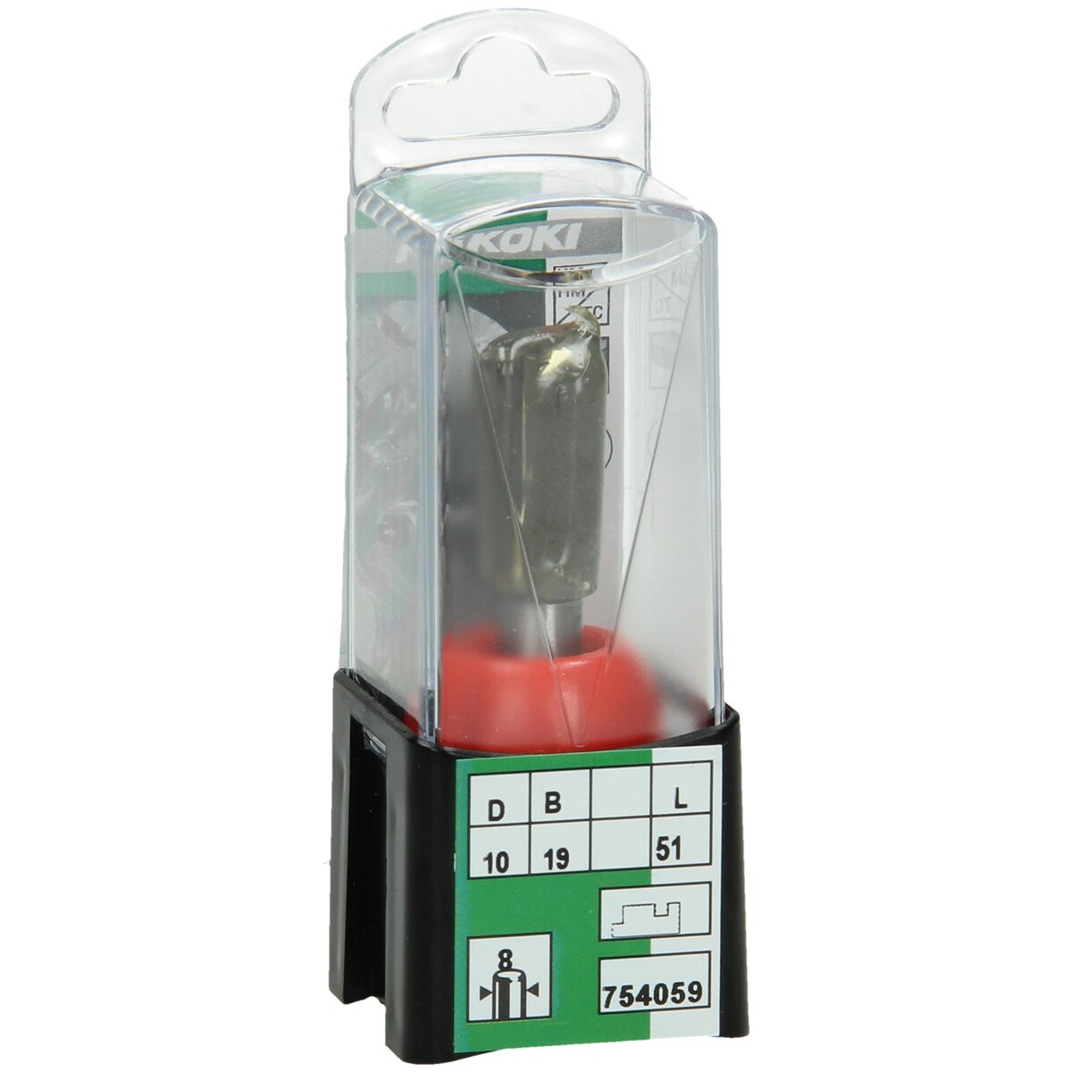 Fresa para ranurar 8 mm 10x19/51