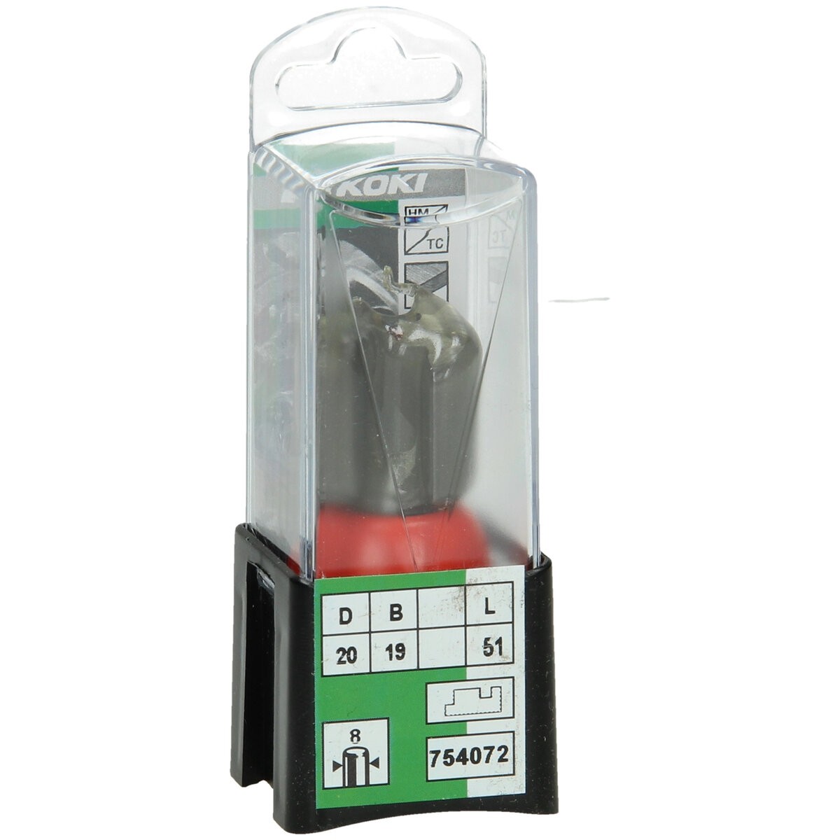 Fresa para ranurar 8 mm 20x19/51