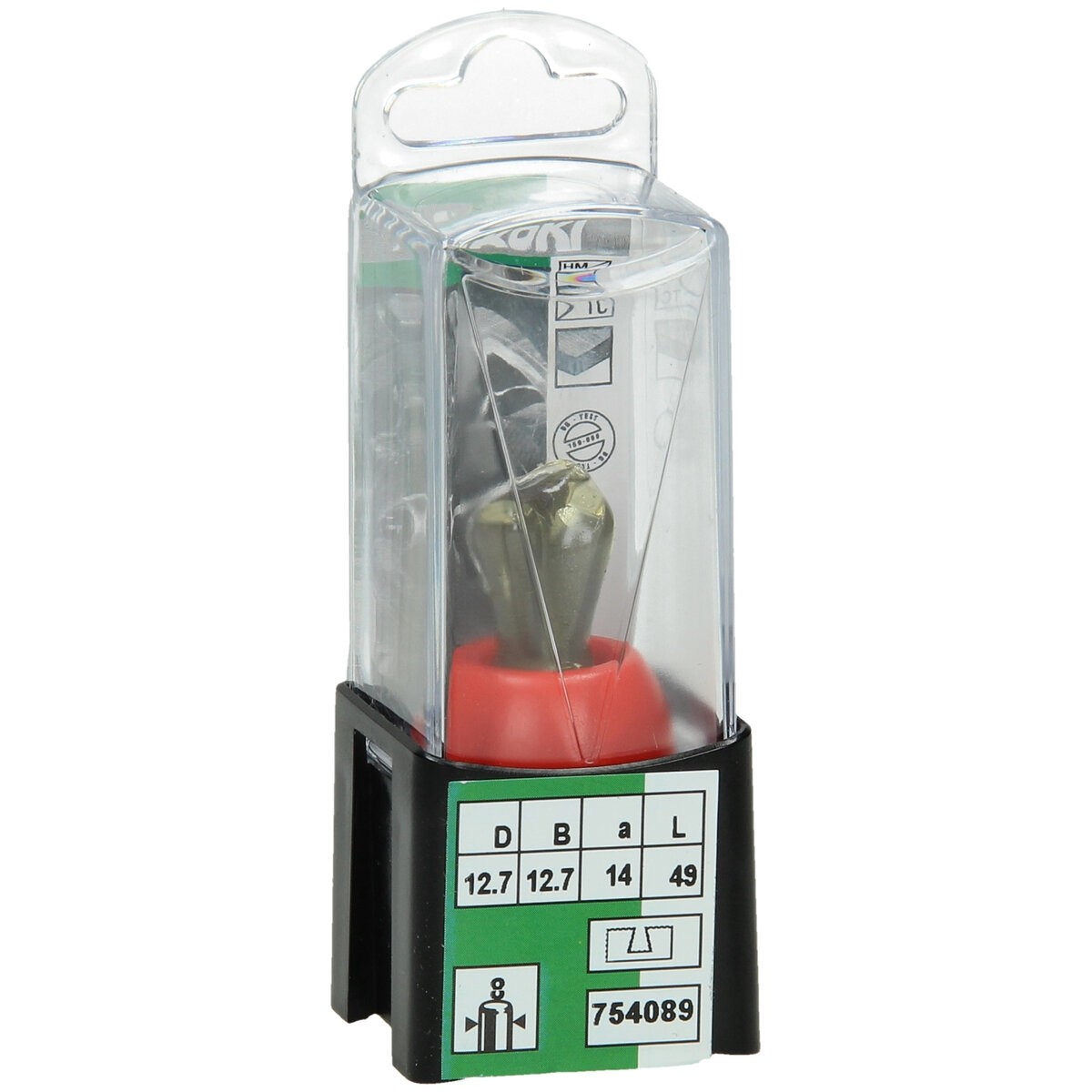 Broca de cola de milano 8 mm 12,7x49x14