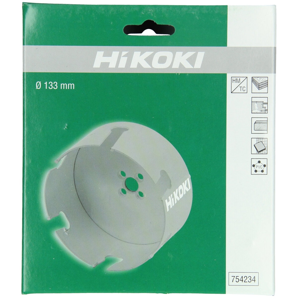 Corona con punta carburo 133 mm