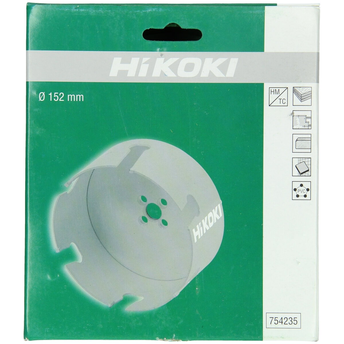 Corona con punta carburo 152 mm