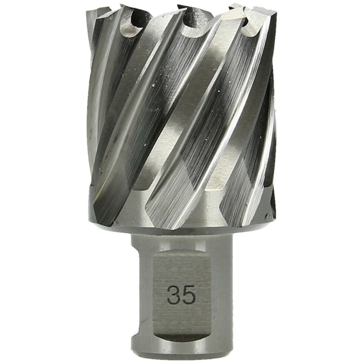 Juego de brocas huecas para metal HSS (7 piezas) 2x14/18/22x30 mm + expulsor