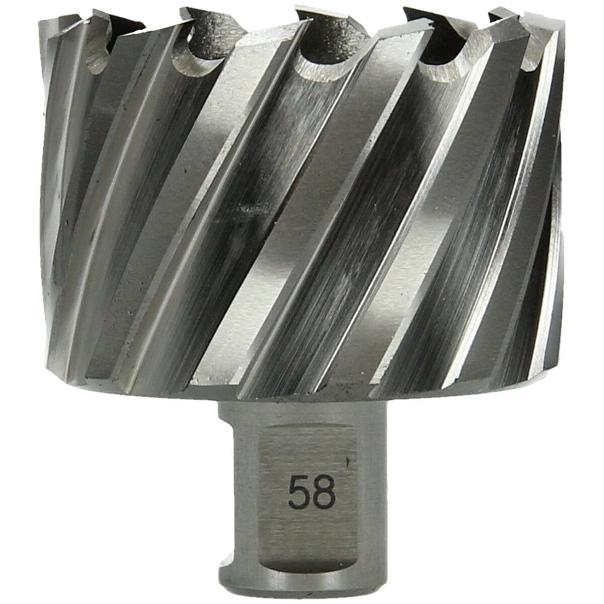 Juego de brocas huecas para metal HSS (7 piezas) 2x14/18/22x30 mm + expulsor