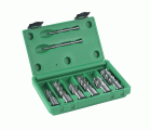 Juego de brocas huecas para metal HSS (7 piezas) 2x14/18/22x30 mm + expulsor