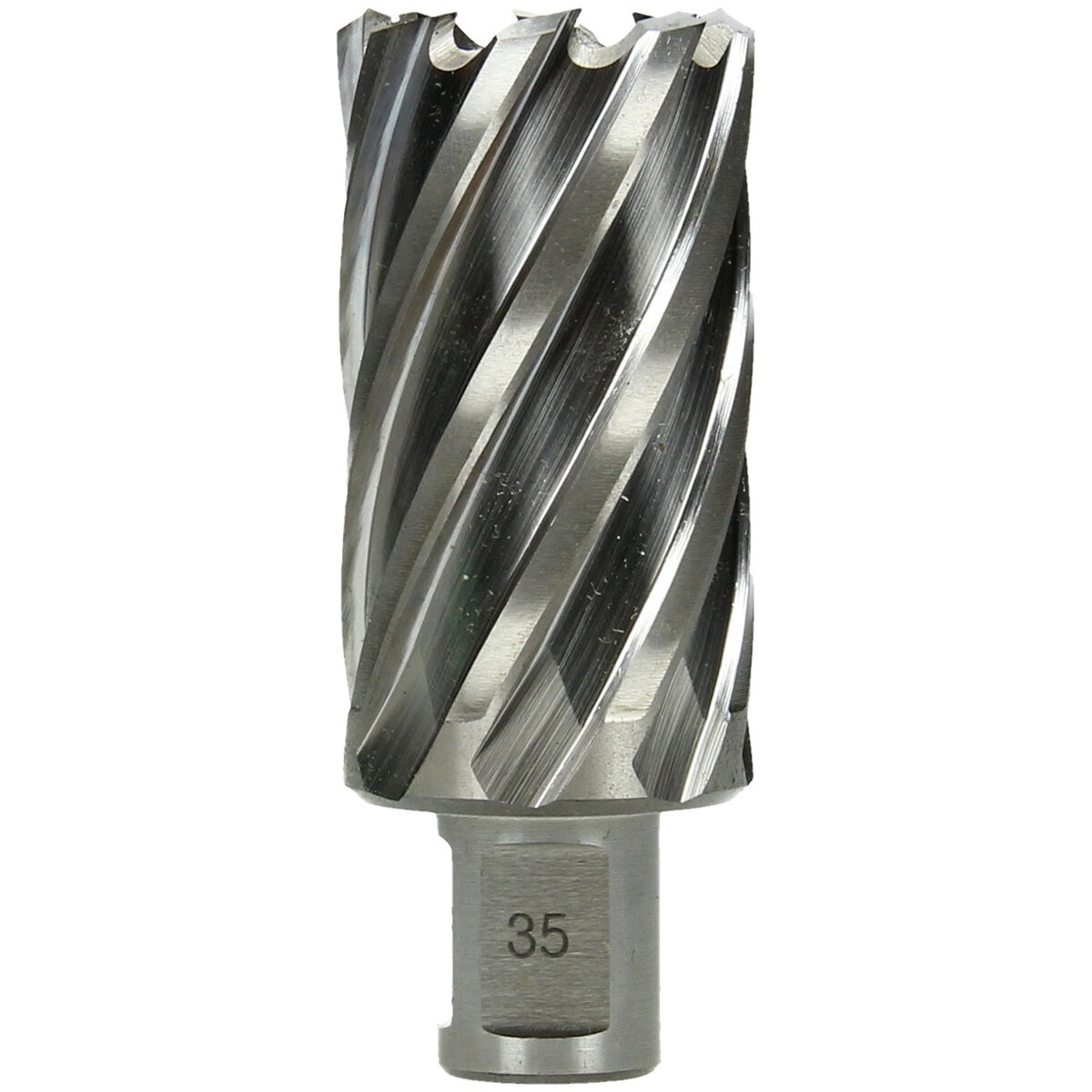 Juego de brocas huecas para metal HSS (7 piezas) 2x14/18/22x30 mm + expulsor