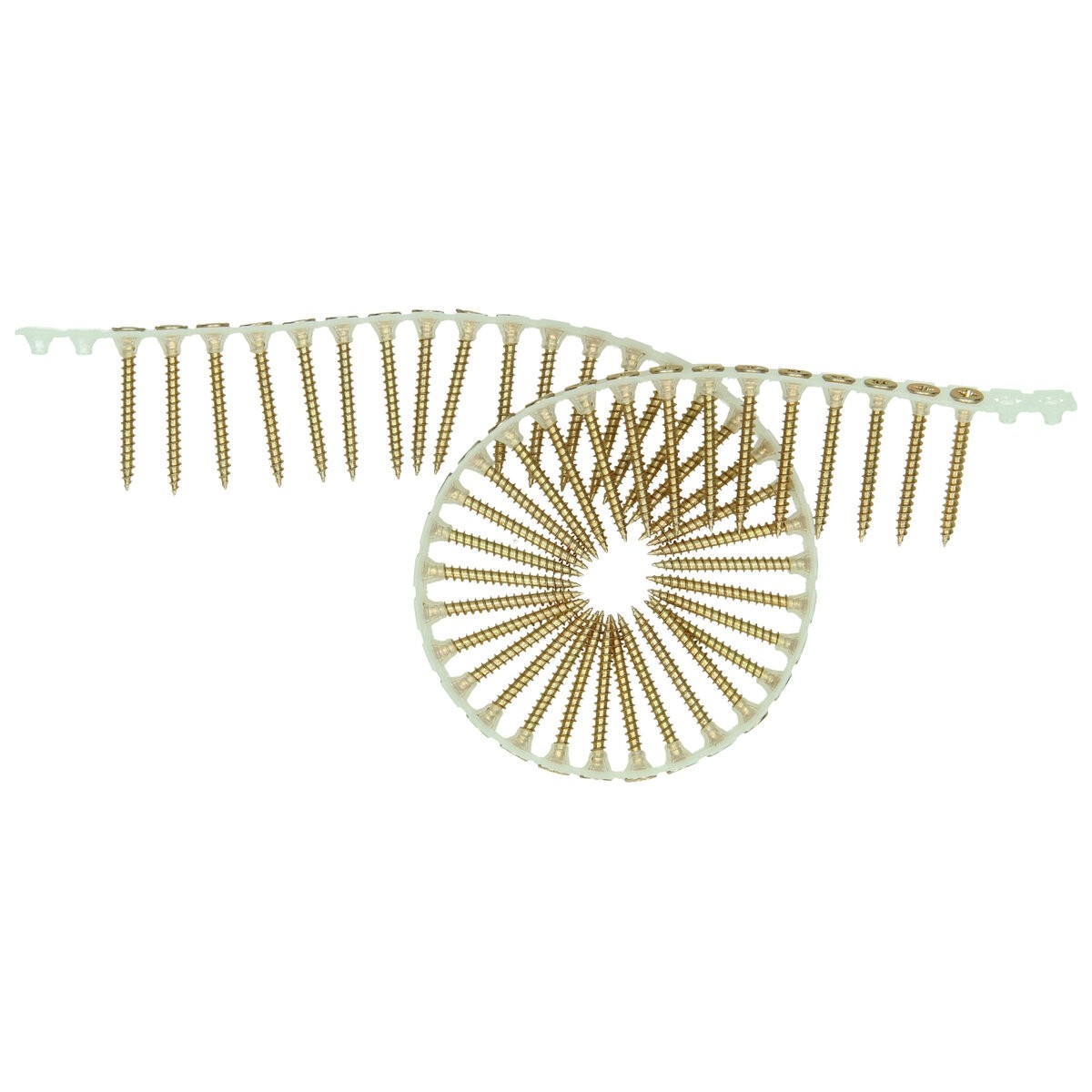 1000 tornillos para aglomerado PH2, 4,0 x 35 mm, zincado amarillo