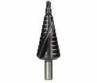 Broca escalonada HSS recubierta de TiAlN, estriado helicoidal 6 - 30 mm