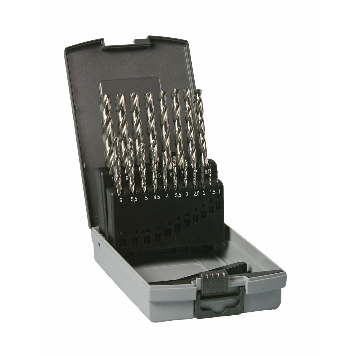 DIN338 (Estuche brocas metal 19pzas)