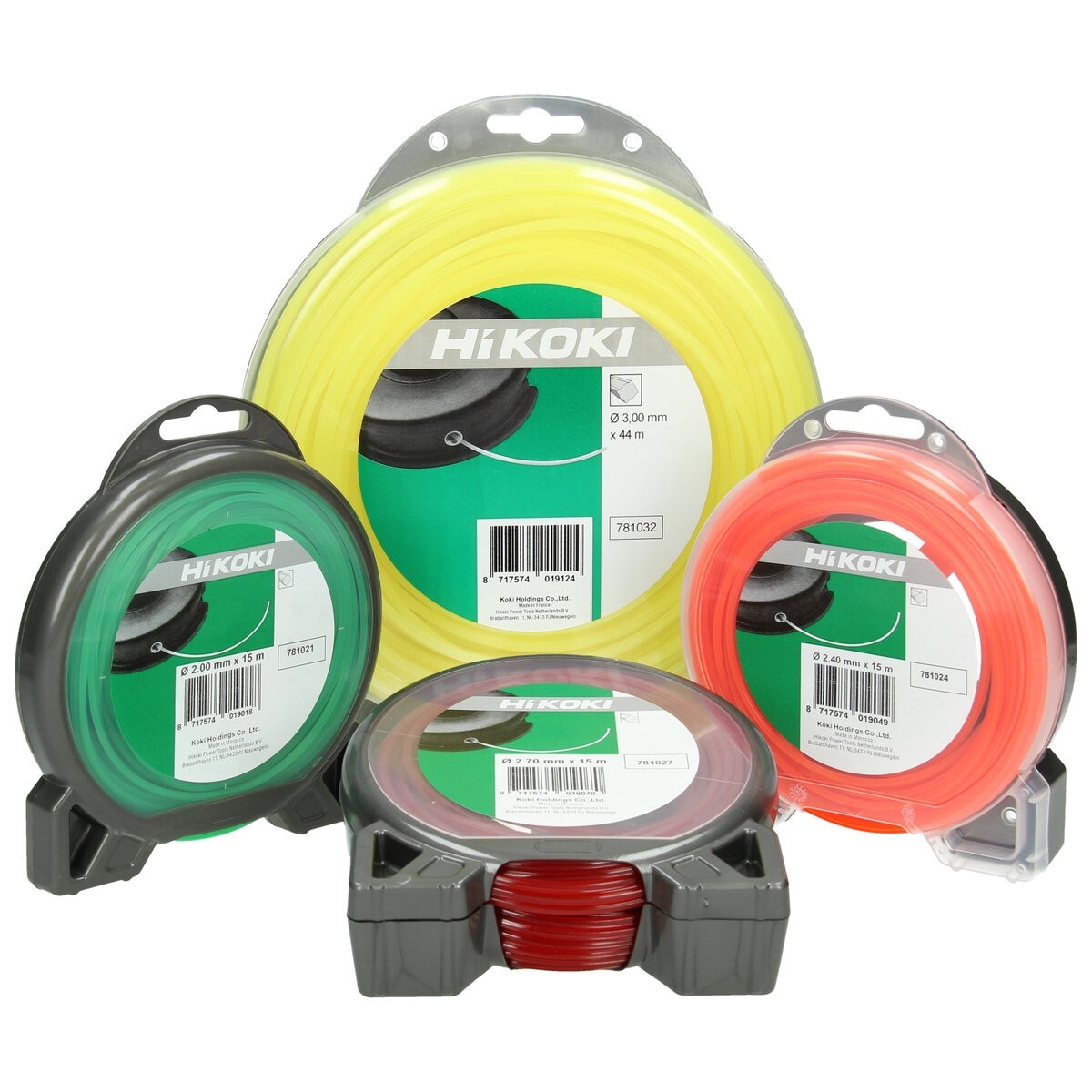 Hilo para desbronzadora cuadrado 2,4mm naranja L=69m (453 gr)