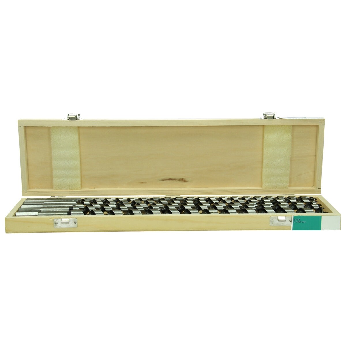 Cartucho de brocas de pala para madera 8 piezas (10/12/14/16/18/20/22/24 x 230 mm)