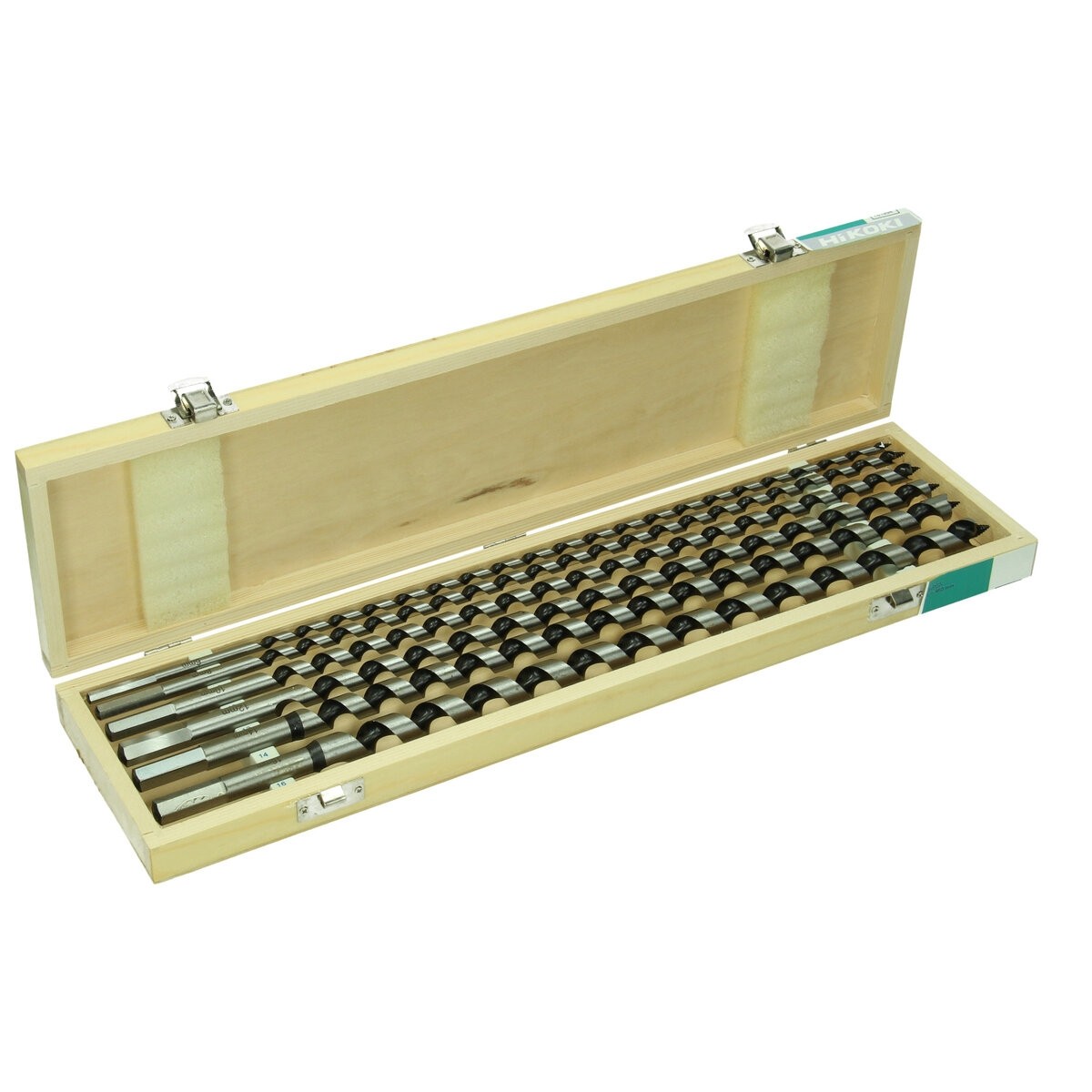 Cartucho de brocas de pala para madera 8 piezas (10/12/14/16/18/20/22/24 x 230 mm)