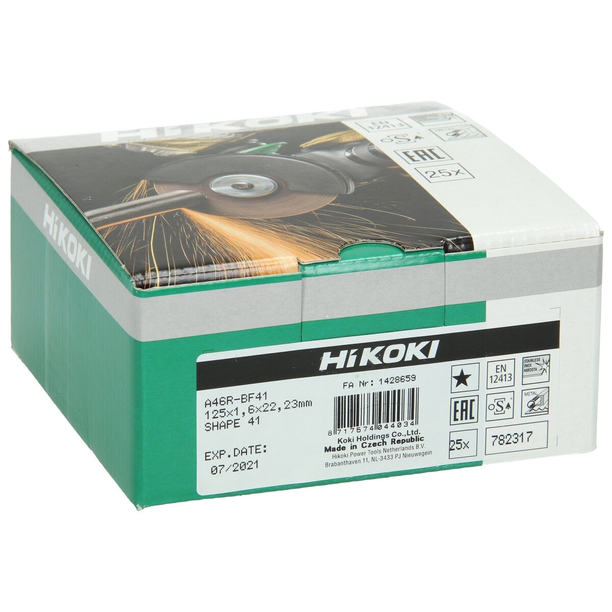 Disco de corte 115x1,6x22,23 mm plano HSP, acero Inox