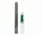 10 brocas para martillo SDS-Plus 2 cortadores 10 x 250/310 mm