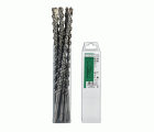 10 brocas para martillo SDS-Plus 2 cortadores 12 x 260/310 mm