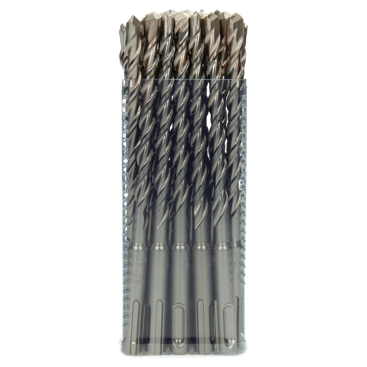 25 brocas para martillo SDS-Plus 2 cortadores 8 x 100/160 mm