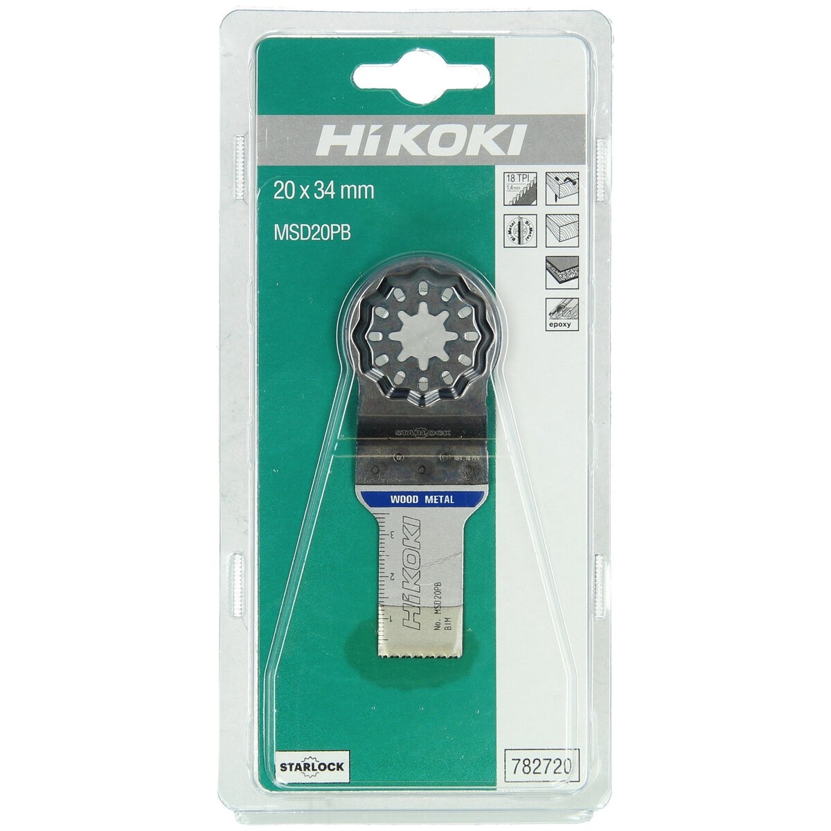 Hoja multiherramienta madera+metal BIM STARLOCK MSD20PB