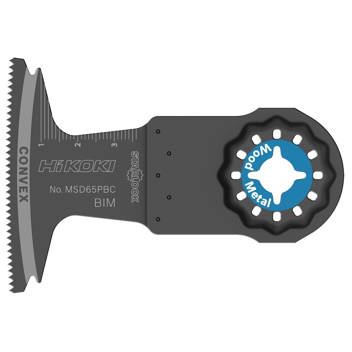 Hoja multiherramienta madera+metal BIM STARLOCK MSD65PBC