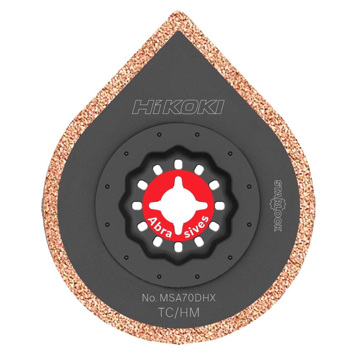 Hoja multiherramienta abrasiva TC STARLOCK MSA70DHX