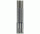 10 brocas para martillo SDS-Plus con cabeza carburo (FCH) 4 cortadores 5,5 x 100/165 mm
