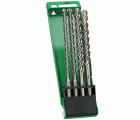 Juego de brocas para martillo SDS-Plus con cabeza completa carburo (FCH) 4 cortadores (4 piezas) 6/8/10/12 x 165 mm