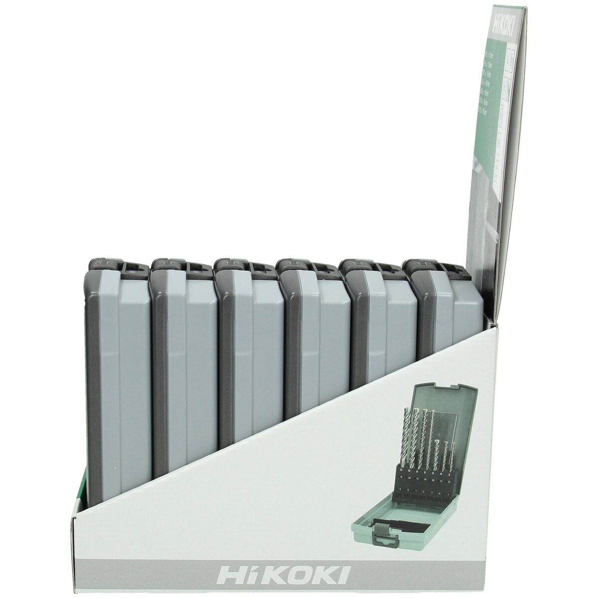 Juego de brocas para martillo SDS-Plus con cabeza completa carburo (FCH) 4 cortadores (7 piezas) 5/6/8 x 115 mm 6/8/10/12 x 165 mm