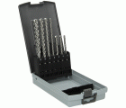 Juego de brocas para martillo SDS-Plus con cabeza completa carburo (FCH) 4 cortadores (7 piezas) 5/6/8 x 115 mm 6/8/10/12 x 165 mm