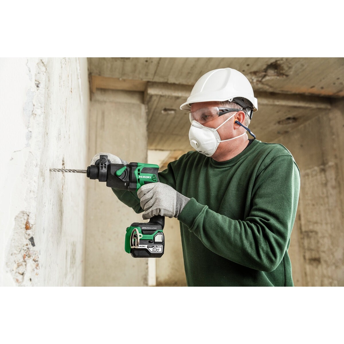 Martillo perforador de batería SDS-plus DH18DPBWPZ