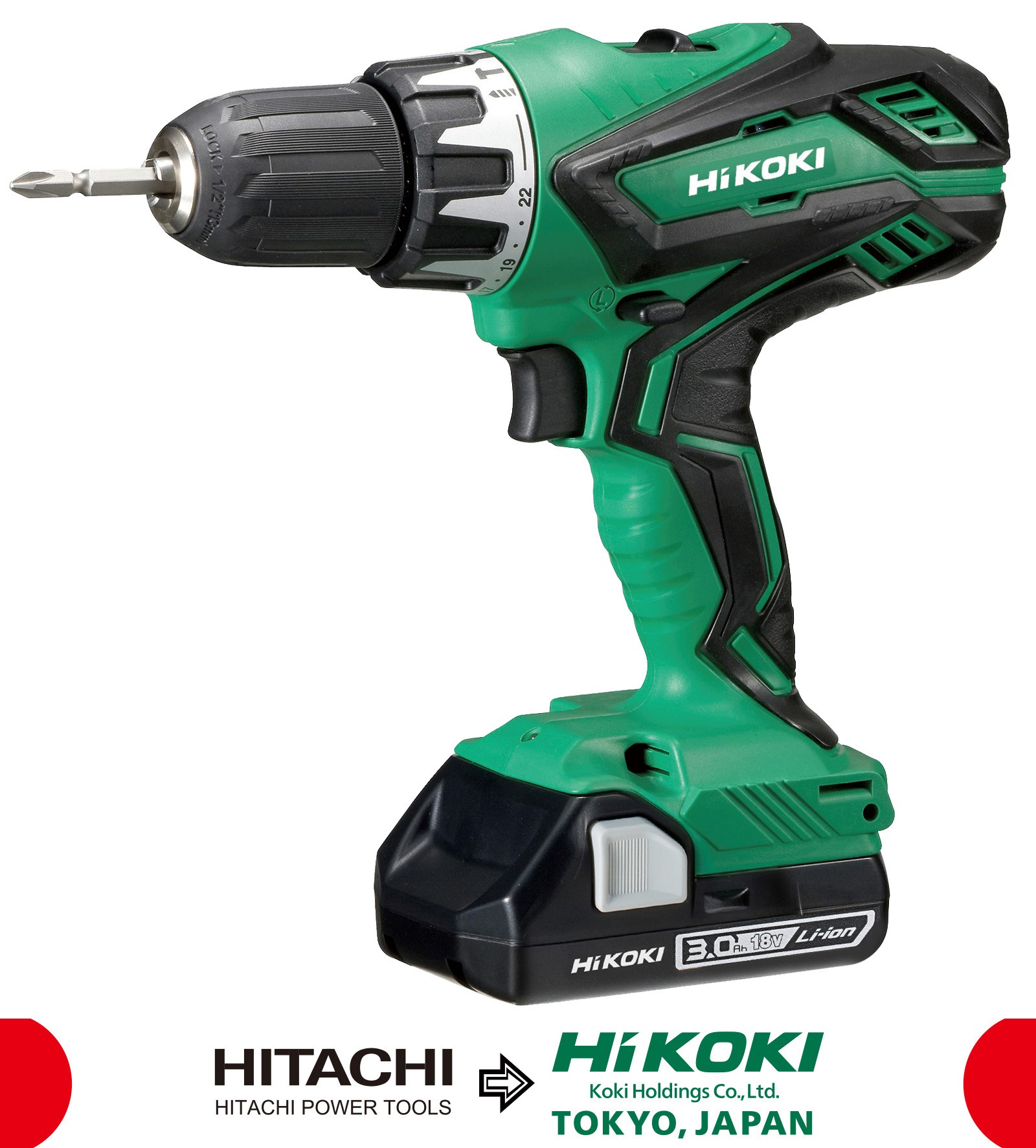 DV18DJLWQ Taladro combinado a batería de litio