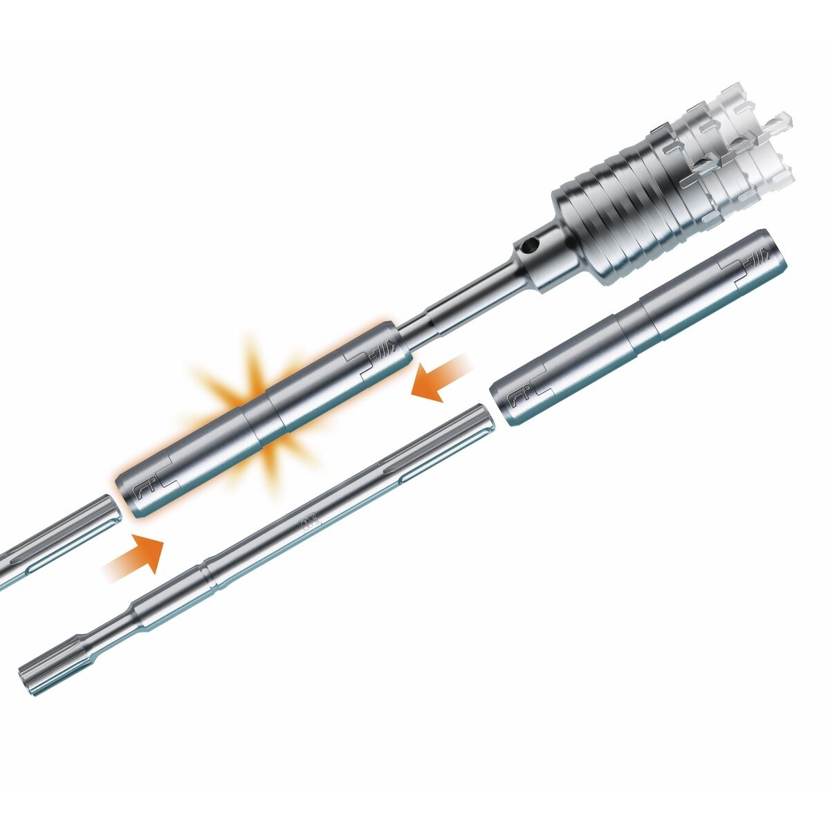 Adaptador pieza de conexión SDS-Max/SDS-Max 30 x 190 mm